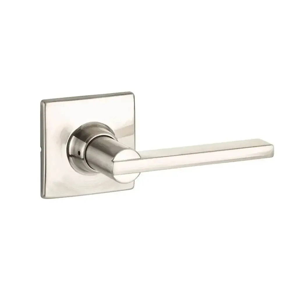 Yale Expressions Marcel rosette with Keyed Nils lever, Weiser keyway — Níquel Satinado