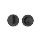 Yale Expressions Owen Single Cylinder Deadbolt, Kwikset keyway — Negro Mate