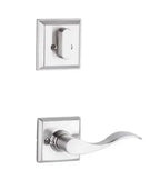 Yale Expressions Interior Trim Pack for Yale Ellington Entryset with Brunswick lever Left Handed — Níquel Satinado