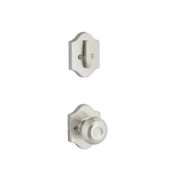 Yale Expressions Interior Trim Pack for Yale Everly Entryset with Lewiston knob — Níquel Satinado