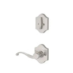 Yale Expressions Interior Trim Pack for Yale Everly Entryset with Farmington lever Left Handed — Níquel Satinado