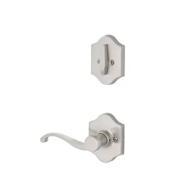 Yale Expressions Interior Trim Pack for Yale Everly Entryset with Farmington lever Right Handed — Níquel Satinado