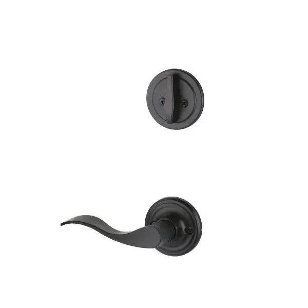 Yale Expressions Interior Trim Pack for Yale Maguire Entryset with Brunswick lever Left Handed — Negro Mate