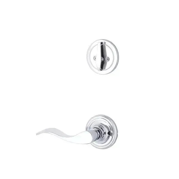 Yale Expressions Interior Trim Pack for Yale Maguire Entryset with Brunswick lever Left Handed — Cromo Pulido