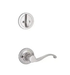Yale Expressions Interior Trim Pack for Yale Maguire Entryset with Farmington lever Left Handed — Níquel Satinado