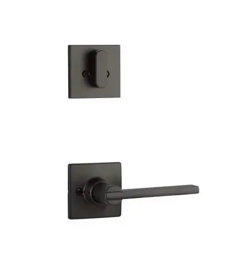 Yale Expressions Interior Trim Pack for Yale Marcel Entryset with Nils lever — Negro Mate