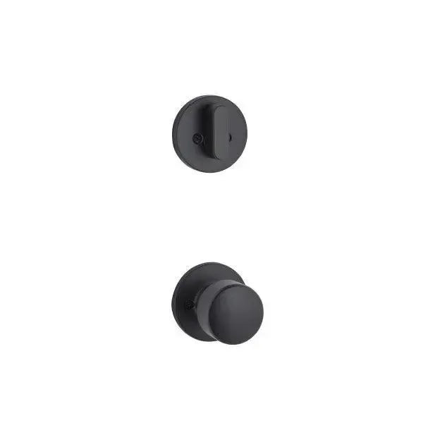 Yale Expressions Interior Trim Pack for Yale Owen Entryset with Dylan knob — Negro Mate