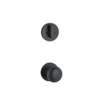 Yale Expressions Interior Trim Pack for Yale Owen Entryset with Walker knob — Negro Mate
