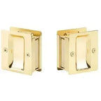 Yale Expressions Square Privacy Pocket Door Lock — Latón Pulido