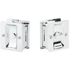 Yale Expressions Square Passage Pocket Door Lock — Cromo Pulido