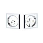 Yale Expressions Square Privacy Tubular Pocket Door Lock — Cromo Pulido