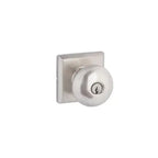 Yale Expressions Ellington rosette with Keyed Walker knob — Níquel Satinado