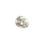 Yale Expressions Maguire rosette with Keyed Walker knob, Weiser keyway — Níquel Satinado