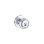 Yale Expressions Owen rosette with Keyed Walker knob, Weiser keyway — Cromo Pulido
