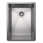 Rohl Forze Tarja Sencilla de Acero Inoxidable para Cocina o Bar 13" - Acero Inoxidable Cepillado