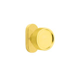 Latón sin Laca · 1-1/2" x3" Oval Rosette