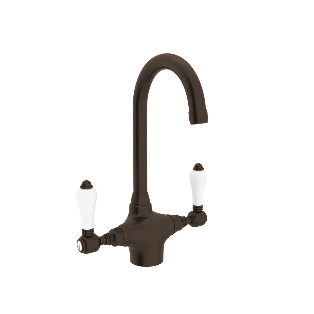 Rohl San Julio Mezcladora de Bar y Preparación de Dos Manijas Acqui - Latón Toscano