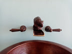 Bronze bear waterfall faucet 