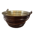 Cubeta Lavabo Cobre con Niquelado