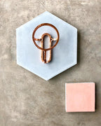 Gancho De Bronce Modelo Aro cobre