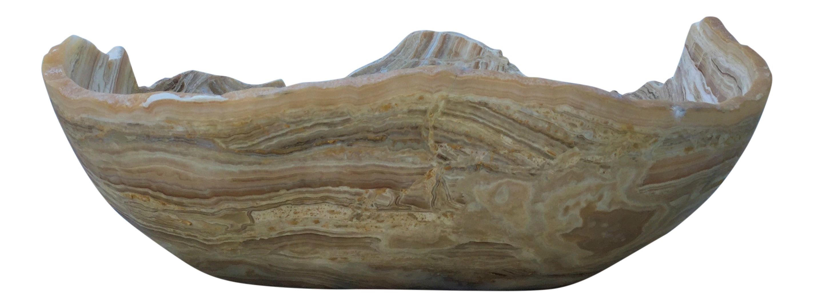 Concha Lavabo Sobreponer de Onix Ambar Veteado