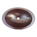 Helio lavabo cobre semi vessel