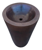 Santiago Lavabo pedestal de cobre