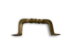 Jaladera bronce con detalle de relieve