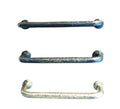 Jaladera de Bronce Martillada con Patitas Circulares