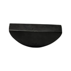 Jaladera de gabinete en bronce Semicircular