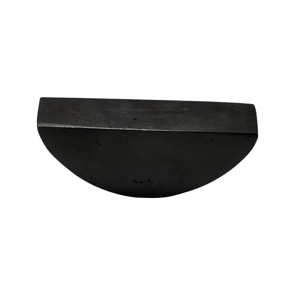 Jaladera de gabinete en bronce Semicircular