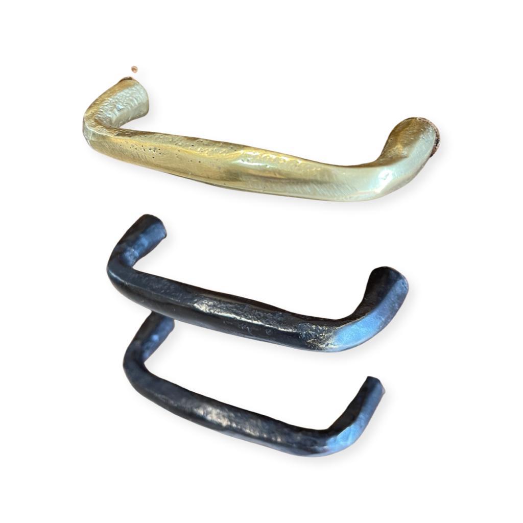 jaladeras manijas de bronce sencillas