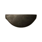 Jaladera de gabinete en bronce Semicircular