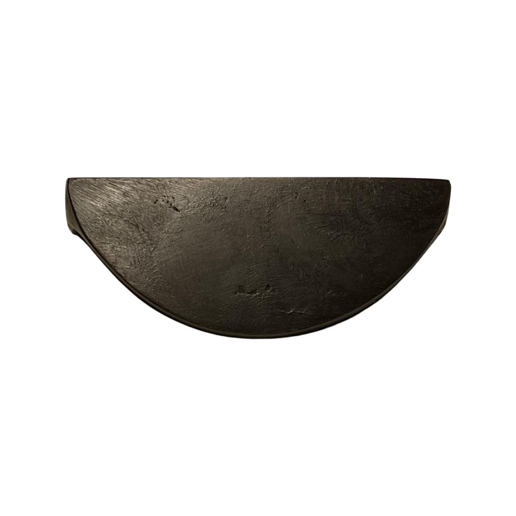 Jaladera de gabinete en bronce Semicircular