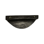 Jaladera de gabinete en bronce Semicircular