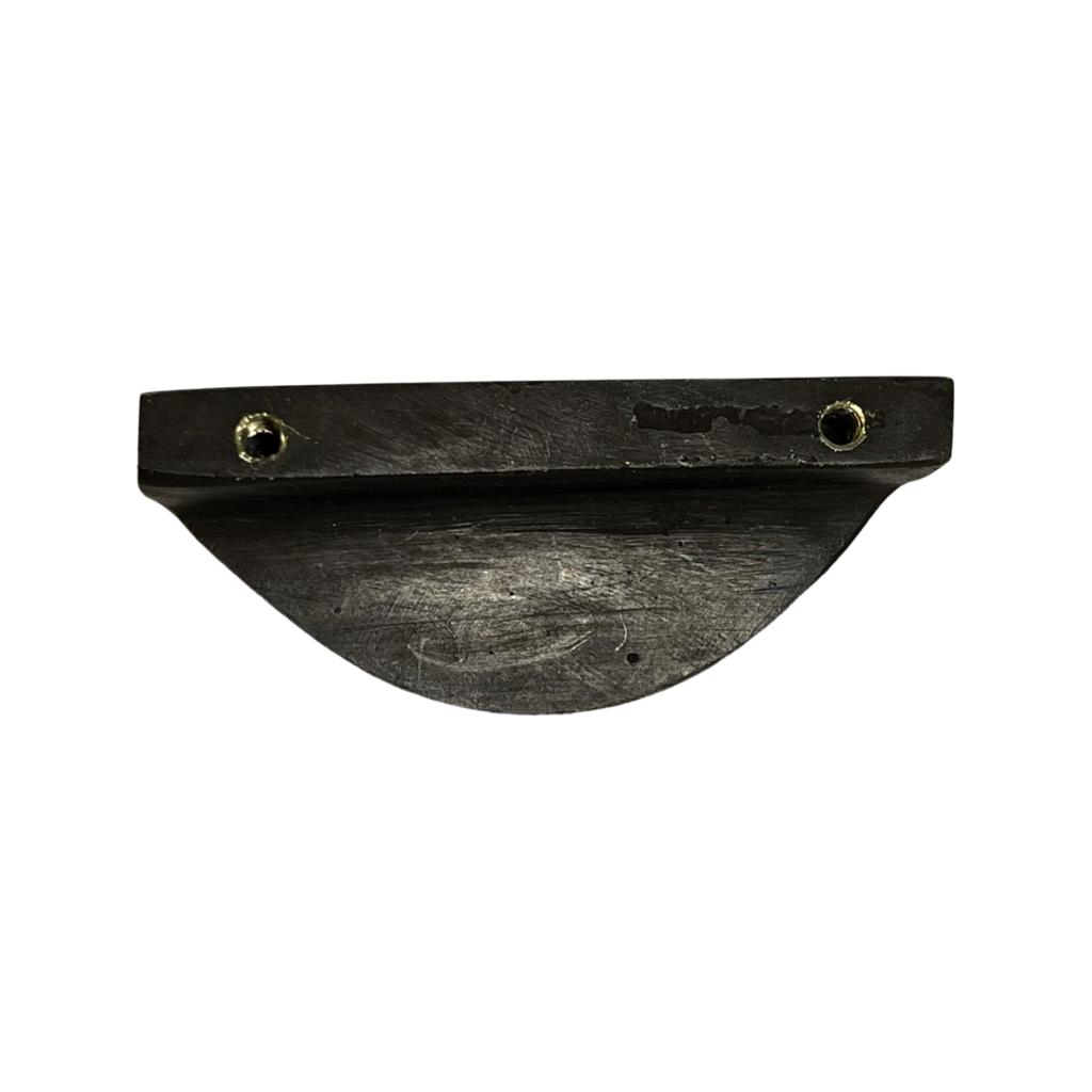 Jaladera de gabinete en bronce Semicircular
