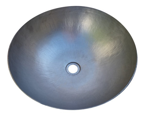 lavabo vessel cobre con niquelado