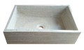 Lavabo Rectangular de Piso Travertino Fiorito