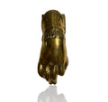Tocador de puerta mano en bronce