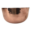 VASO DE COBRE CON INTERIOR CABADO EN ESTAÑO