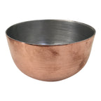 VASO DE COBRE CON INTERIOR CABADO EN ESTAÑO