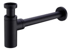 Cespol negro mate para lavabo