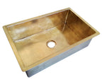 Brass Kitchen sink undermount deep