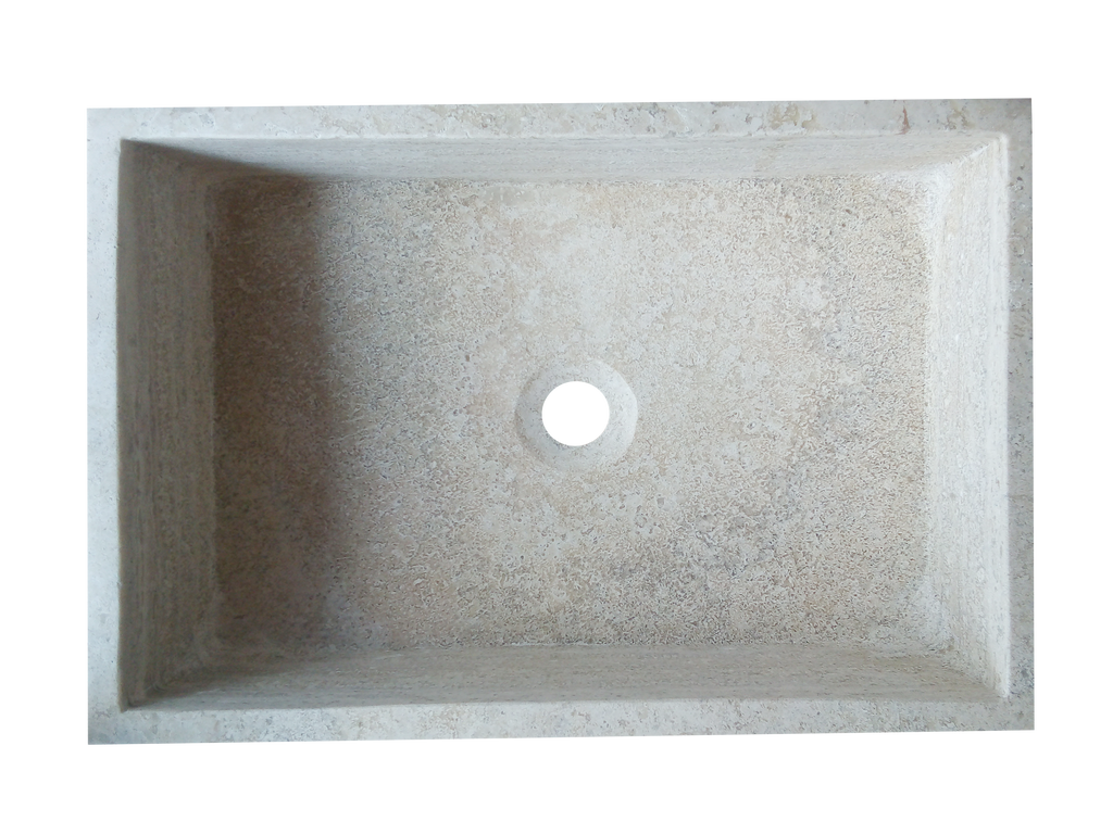lavabo travertino marmol para baño