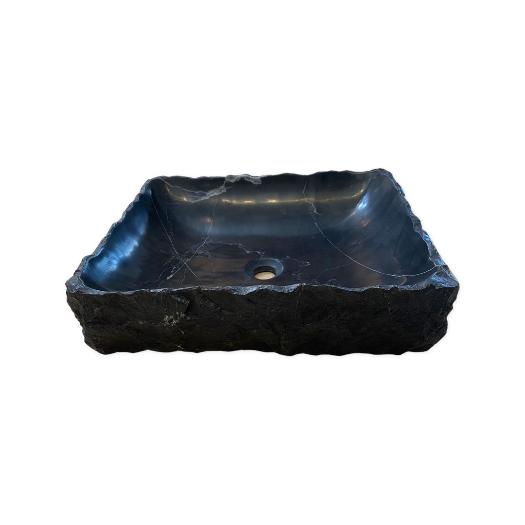 lavabo mármol negro 