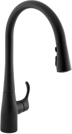 KOHLER K-596-VS Monomando para tarja de cocina con función de spray y manguera magnética retráctril