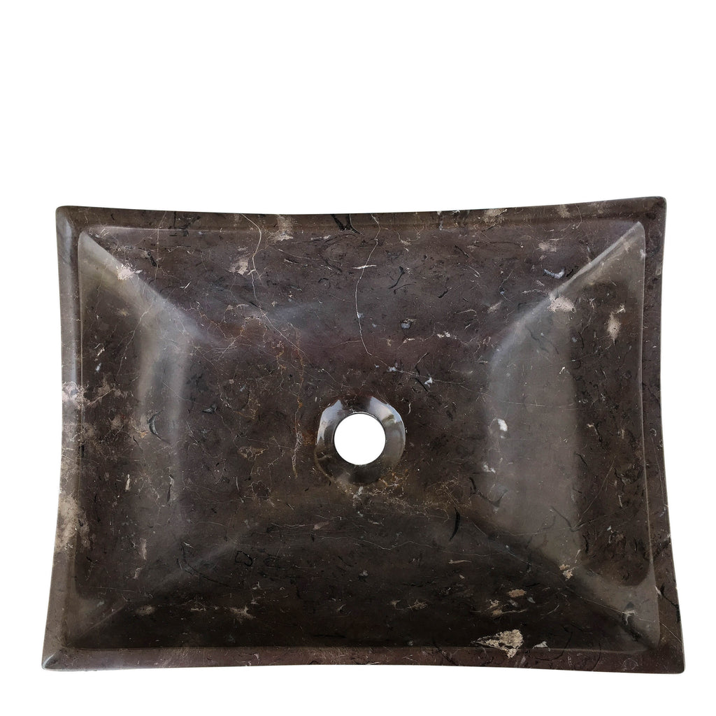 Violeta Lavabo Sobreponer Rectangular Con Puntos
