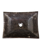 Violeta Lavabo Sobreponer Rectangular Con Puntos