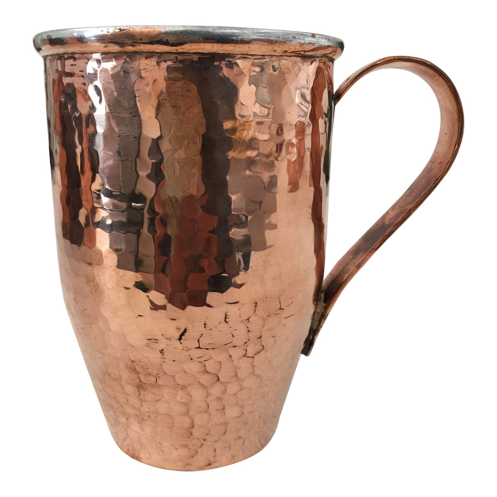 TAZA DE COBRE CON INTERIOR ACABADO EN ESTAÑO