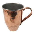TAZA DE COBRE CON INTERIOR ACABADO EN ESTAÑO